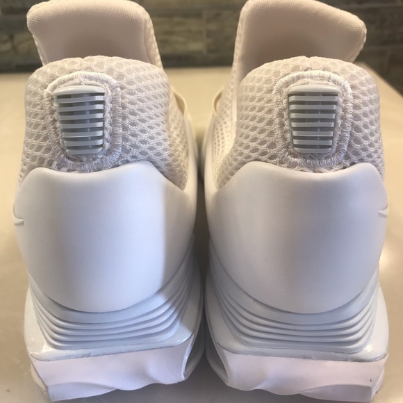 Sold**NEW Nike Shox Gravity Premium Triple White - Picture 3 of 6